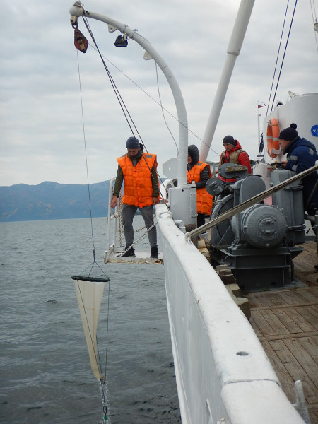 257 Ушканьи острова, st. 5-3k (прибреж. и интерстиц. вода 280 м В от ст. 5-1 CW (Байкал, Ф. слой (0-25 м), 2.8 км по трансекте от лежбища нерп)